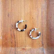 Load image into Gallery viewer, Cam Mini Hoops -  Chai Tea
