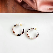 Load image into Gallery viewer, Cam Mini Hoops -  Chai Tea
