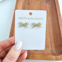 Load image into Gallery viewer, Bowie Studs - Champagne Mint