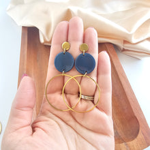 Load image into Gallery viewer, Sadie Earrings - Navy
