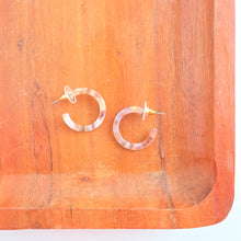 Load image into Gallery viewer, Cam Mini Hoops - Shimmering Taupe