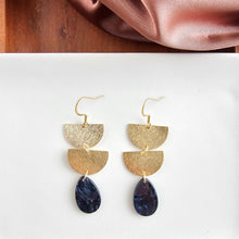 Load image into Gallery viewer, Aria Earrings - Midnight Shimmer
