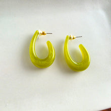 Load image into Gallery viewer, Julie Hoops - Olive Green