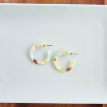 Load image into Gallery viewer, Cam Mini Hoops - Citron Zest
