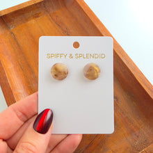 Load image into Gallery viewer, Sophie Studs - Shimmering Taupe
