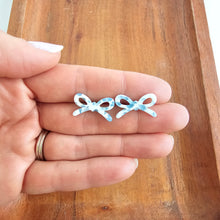 Load image into Gallery viewer, Bowie Studs - Pastel Blue Dot