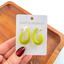 Load image into Gallery viewer, Julie Hoops - Olive Green