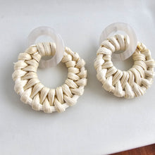 Load image into Gallery viewer, Calypso Earrings - Light Rattan