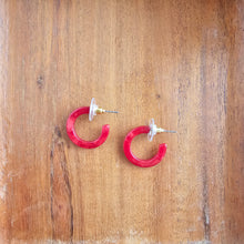 Load image into Gallery viewer, Micro Cam Mini Hoops - Scarlet
