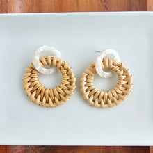 Load image into Gallery viewer, Calypso Earrings - Dark Rattan