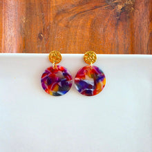 Load image into Gallery viewer, Addy Earrings - Jewel Stained Glass