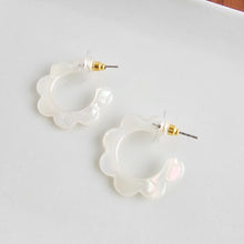 Load image into Gallery viewer, Flora Mini Hoops - Opalite