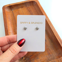 Load image into Gallery viewer, Luxe Starburst Studs - Silver