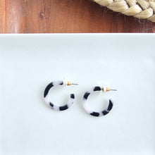 Load image into Gallery viewer, Cam Mini Hoops - Snow Tortoise
