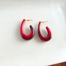 Load image into Gallery viewer, Julie Hoops - Crimson Red