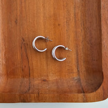Load image into Gallery viewer, Luxe Treya Hoops - Silver