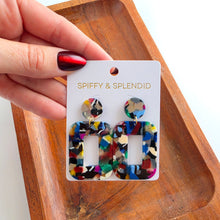 Load image into Gallery viewer, Margot Earrings - Moody Mosaic