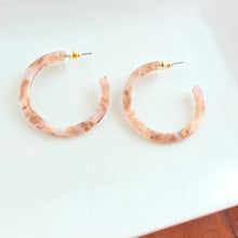 Load image into Gallery viewer, Camy Hoops - Shimmering Taupe
