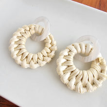 Load image into Gallery viewer, Calypso Earrings - Light Rattan
