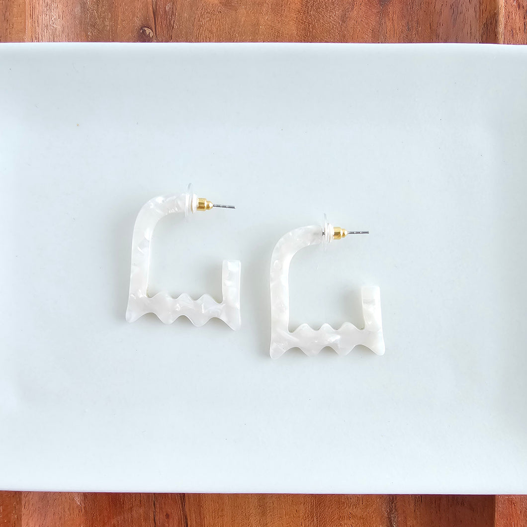 Ghost Hoops - Cream