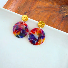 Load image into Gallery viewer, Addy Earrings - Jewel Stained Glass