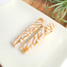Load image into Gallery viewer, Eleanor Hair Clips- Pumpkin Spice
