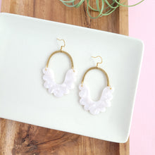 Load image into Gallery viewer, Scarlett Earrings- Pearl White
