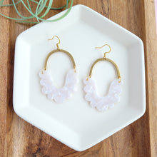Load image into Gallery viewer, Scarlett Earrings- Pearl White
