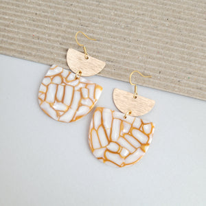 Harper Earrings - Pumpkin Spice