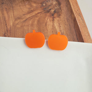 Shimmer Pumpkin Studs