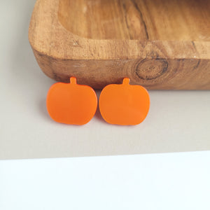 Shimmer Pumpkin Studs