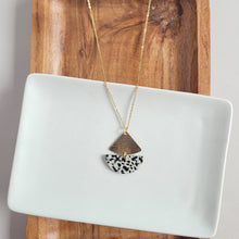 Load image into Gallery viewer, Ava Necklace - Black Dot