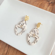Load image into Gallery viewer, Athena Earrings - Marble