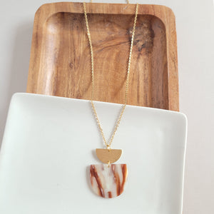 Harper Necklace - Mocha Shimmer