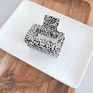 Carly Hair Claw - Black Dot