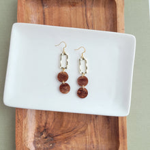 Load image into Gallery viewer, Holly Earrings - Brown Shimmer