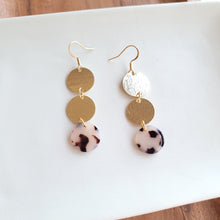 Load image into Gallery viewer, Evelyn Earrings - Blonde Tortoise