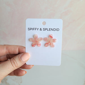 Blossom Studs - Coral