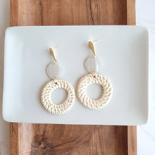 Load image into Gallery viewer, Lana Earrings - Light Rattan
