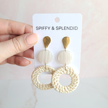 Load image into Gallery viewer, Lana Earrings - Light Rattan