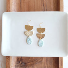 Load image into Gallery viewer, Aria Earrings - Aquamarine
