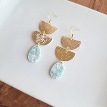 Load image into Gallery viewer, Aria Earrings - Aquamarine