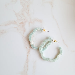 Posey Hoops - Aquamarine