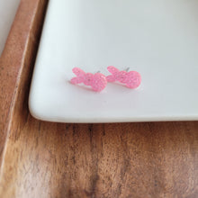 Load image into Gallery viewer, Glitter Bunny Studs - Pink
