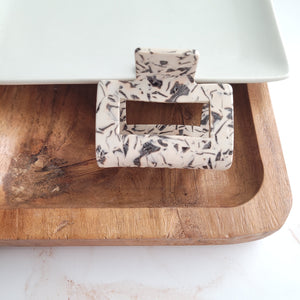 Carly Hair Claw - Marble