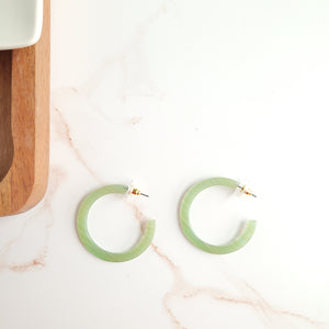 Camy Hoops - Sage