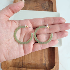 Camy Hoops - Sage