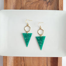 Load image into Gallery viewer, Olivia Earrings - Green