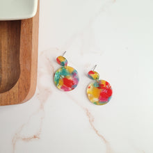 Load image into Gallery viewer, Addy Earrings - Rainbow Confetti
