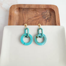 Load image into Gallery viewer, Cora Earrings - Turquoise
